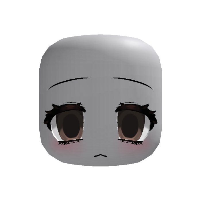 (animated) cute 2000's tired moe face brown