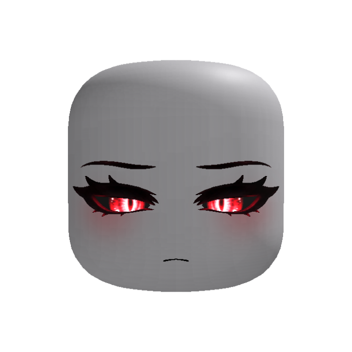 Pretty Demon Face w/ Hellfire Eyes