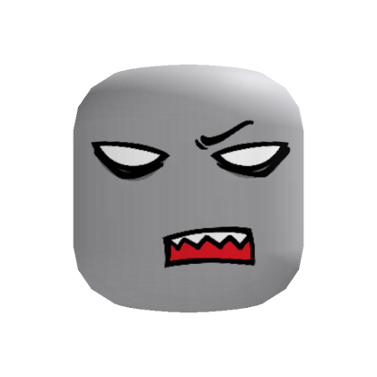 Evil Angry Face