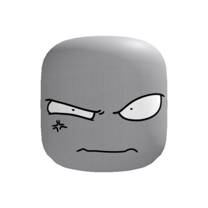 Angry Mad Intimidating Face (Recolorable)
