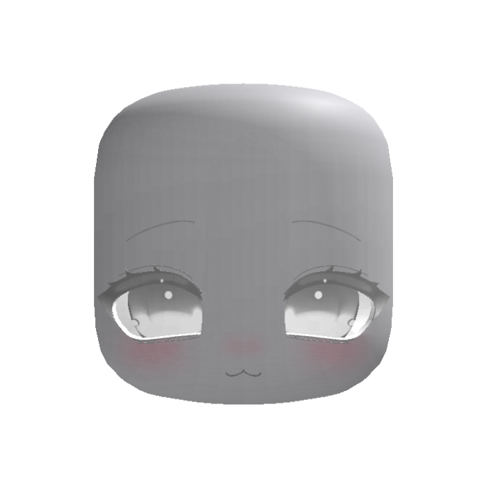 relaxed anime moe eyes in albino (animated)