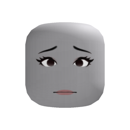Concerned Neutral Girl Face