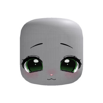 (animated) cute moe puppy eyes in green
