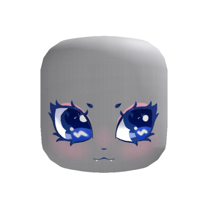 Cute Starry Eyes Vampire Blue (Animated)