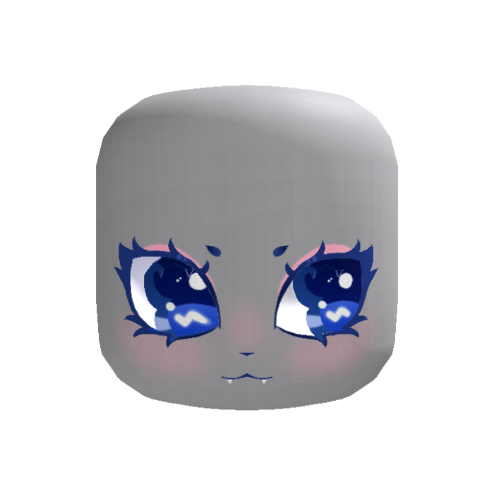 Cute Starry Eyes Vampire Blue (Animated)