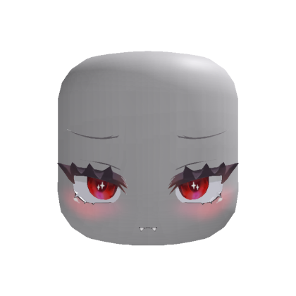 Alluring Sweet Red Anime Face