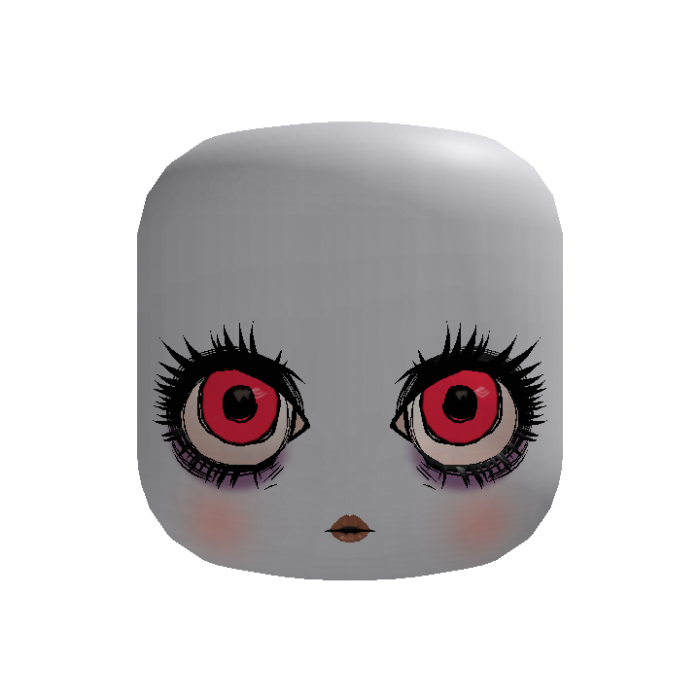 ୨✿୧ (animated) big eyes doll red