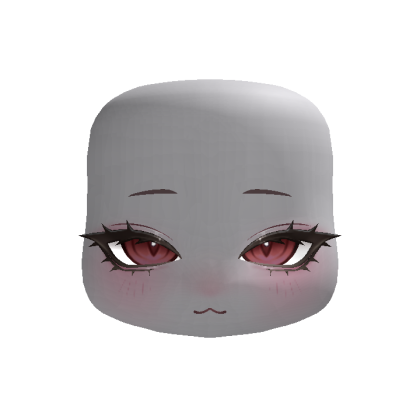 Kawaii Kigurumi Animal Chibi Head (Dark Red) thumbnail