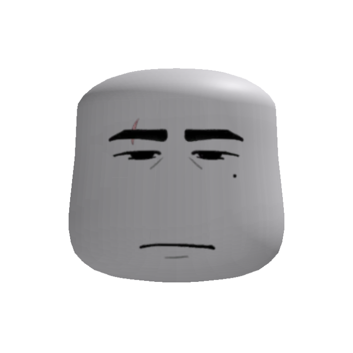 Sleek Tired Gaze (Scar, Beauty Mark, Black)