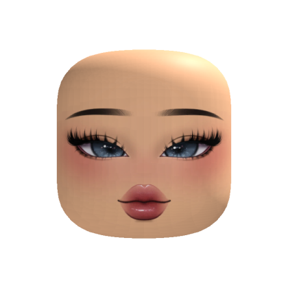 Cute and Trendy Preppy Makeup Face (Customizable)