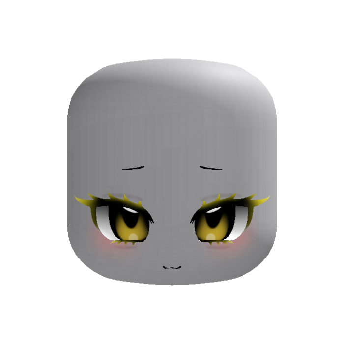 Cute Kawaii Dynamic Head Yellow