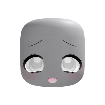 (Animated) Cute Kawaii Moe White Excited Face