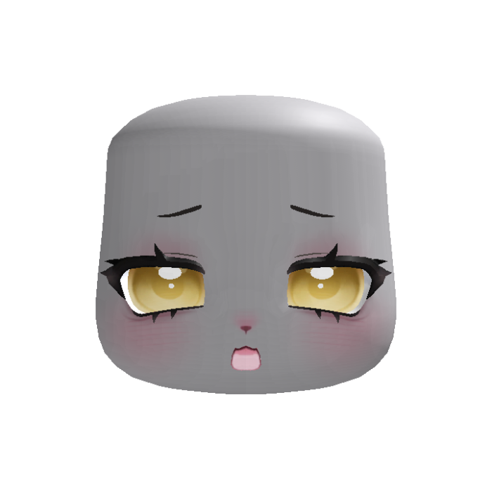 (animated) yellow worried jelly soft sparkly face