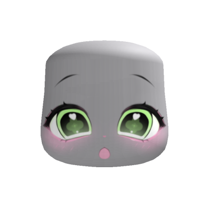 green dolly anime face