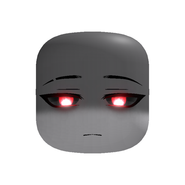 Demon Face w/ Emissive Red Eyes