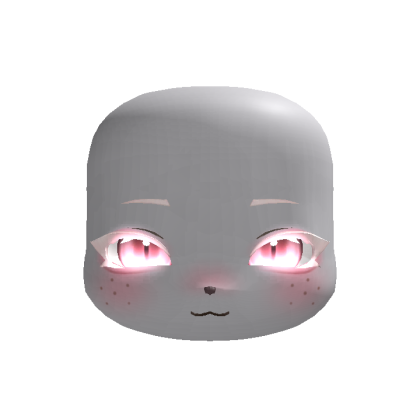 (GLOWING) kigurumi sweet puppy pink albino face