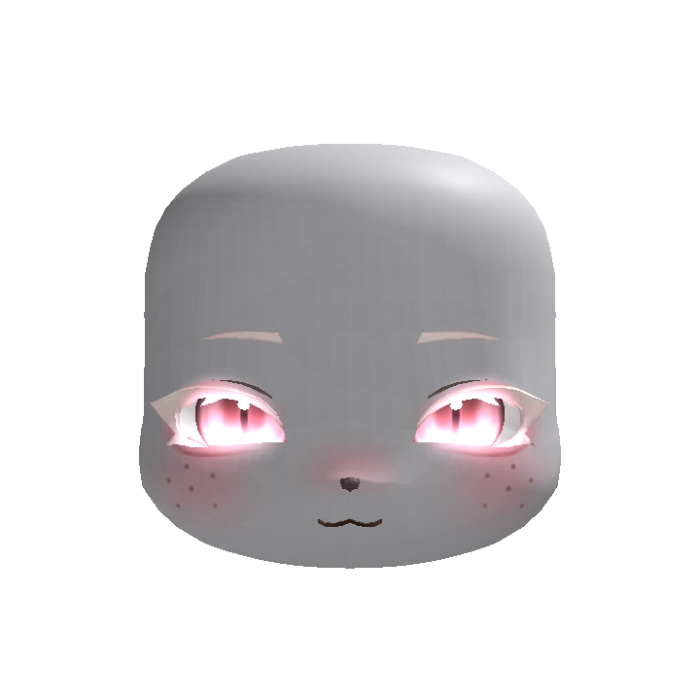 (GLOWING) kigurumi sweet puppy pink albino face