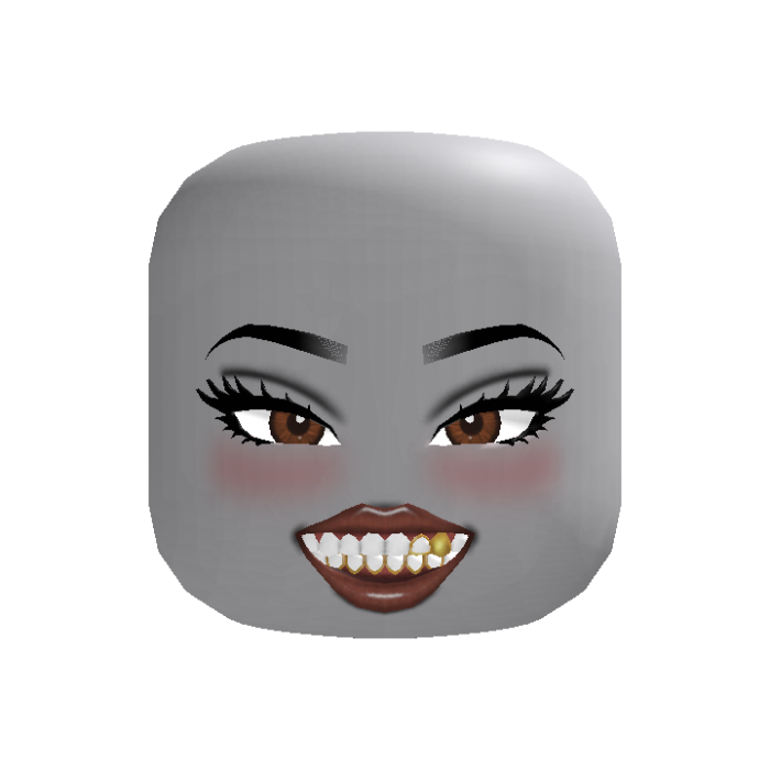 (Animated) Female Grillz Face V2