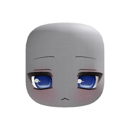 (animated) blue super kawaii moe chibi pout face