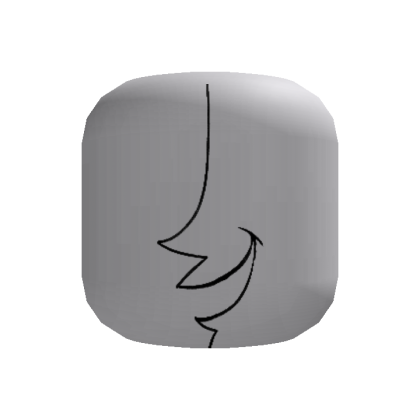 Eyeless half -face split smile || Recolorable