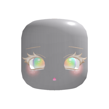 Animated Rainbow Kawaii Doll Sweet Moe Puppy Face
