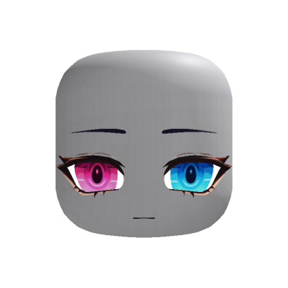Ororon cosplayer anime Blue and Pink eyes