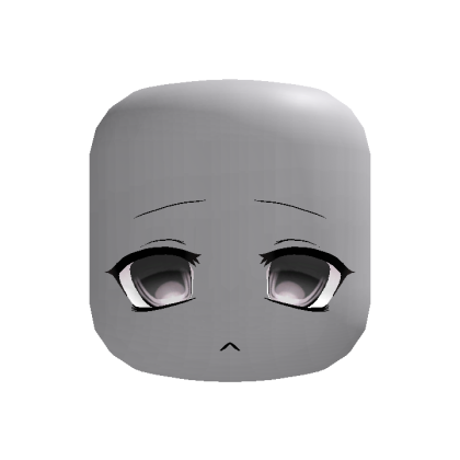 (animated) Dull Moe Sad Face In Pink