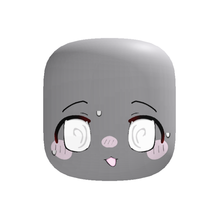 [Animated] Dizzy Chibi Blush Doll Face