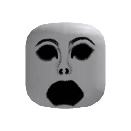 scary ghost face