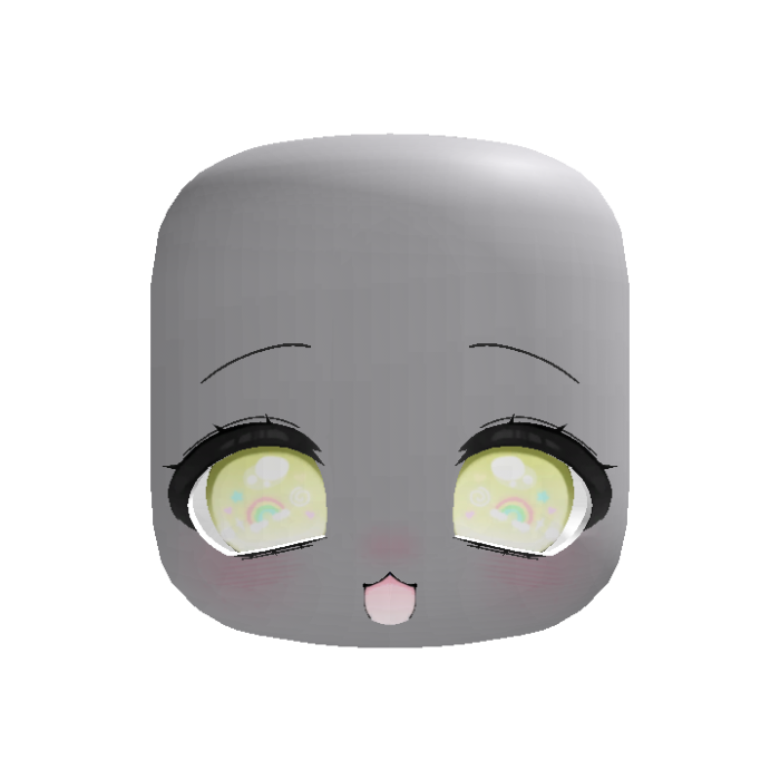 (Animated) Yellow Cute Excited Face