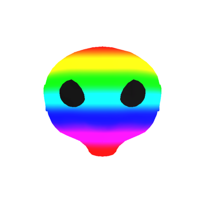 Baby Rainbow Glowing Goober! Head