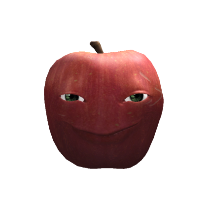Apple With A Face Head
