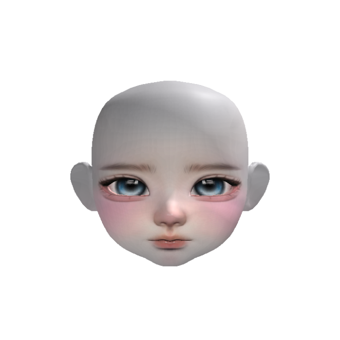 cute cheeks zeslin girl chibi doll makeup korean