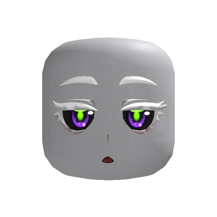 Albino frita Kawaii Demon Face Poison
