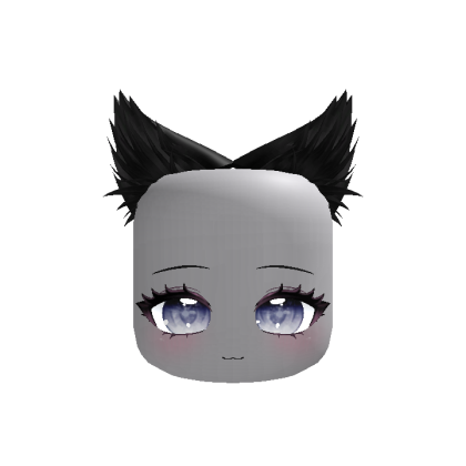 kawaii kigurumi anime chibi w/ ears (crystal)