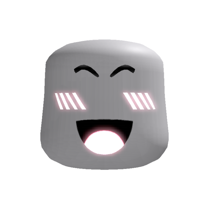 Glowing Emissive Pink SSHF Super Happy Face