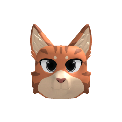 Orange Tabby Cat Head - Roblox