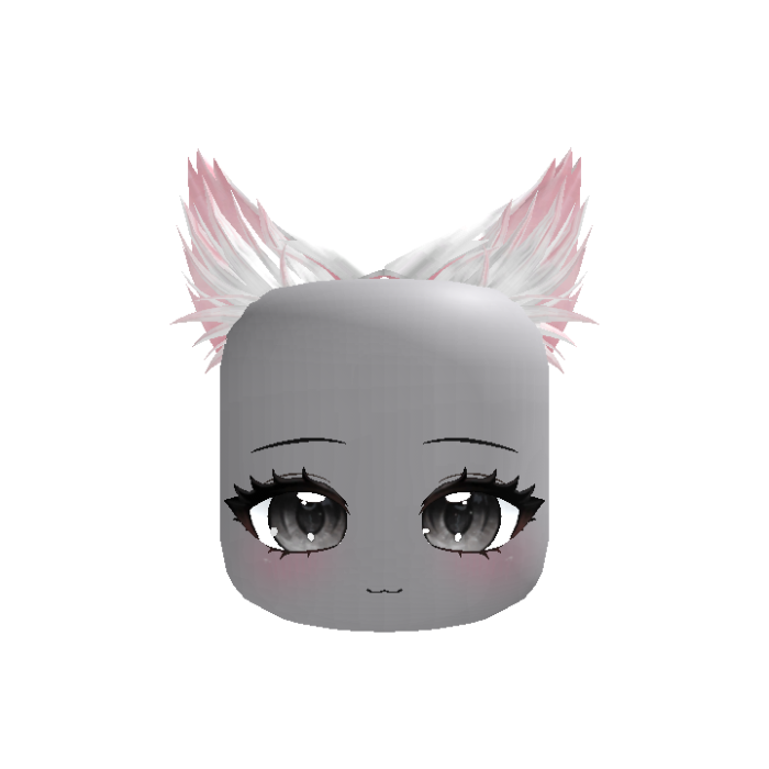 kawaii kigurumi anime chibi w/ ears (black)