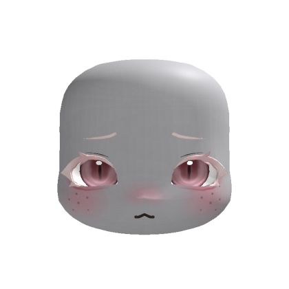 pink albino cutecore scared chibi puppy face thumbnail