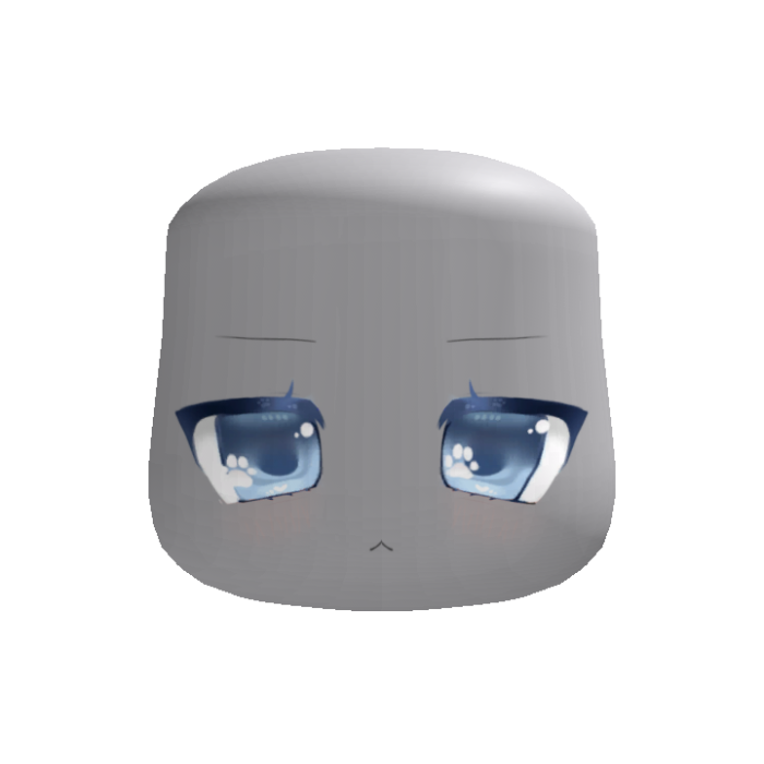 neko vanilla catgirl blue paw eyes face