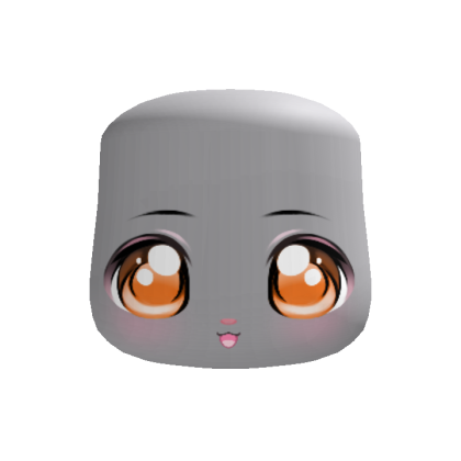 🐹 cute hamtaro hamster face in orange