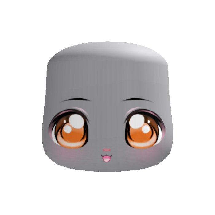🐹 cute hamtaro hamster face in orange