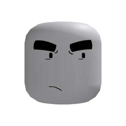 Big Eyebrows Frowny Face