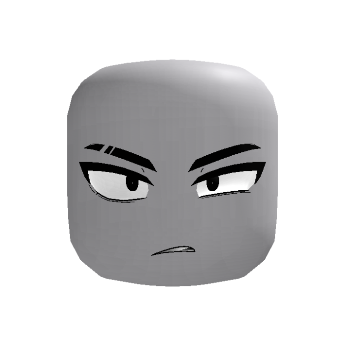 Intimidating Anime Stare
