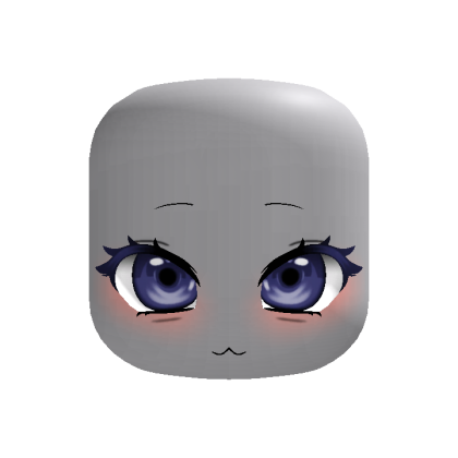 Anime Big Shy Eyes Purple