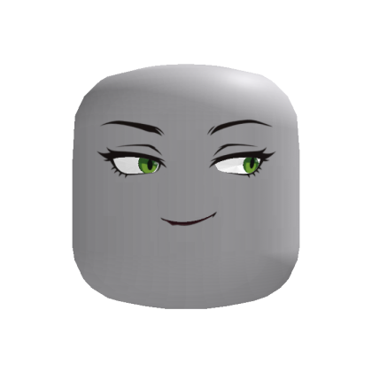 [Animated] Secretive Green Eyes Anime Face