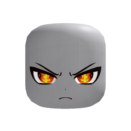 Fiery Rage Anime Eyes Face thumbnail