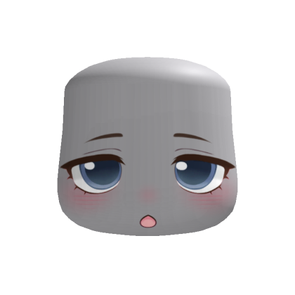 🫧 Cute Girl Bored Face Blue Eyes