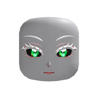 Albino Kawaii Bat Lash Void Face Green