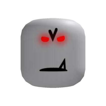 Red Glow Meanie Face